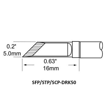 METCAL SxP Series Soldering and Rework Cartridges - Knife